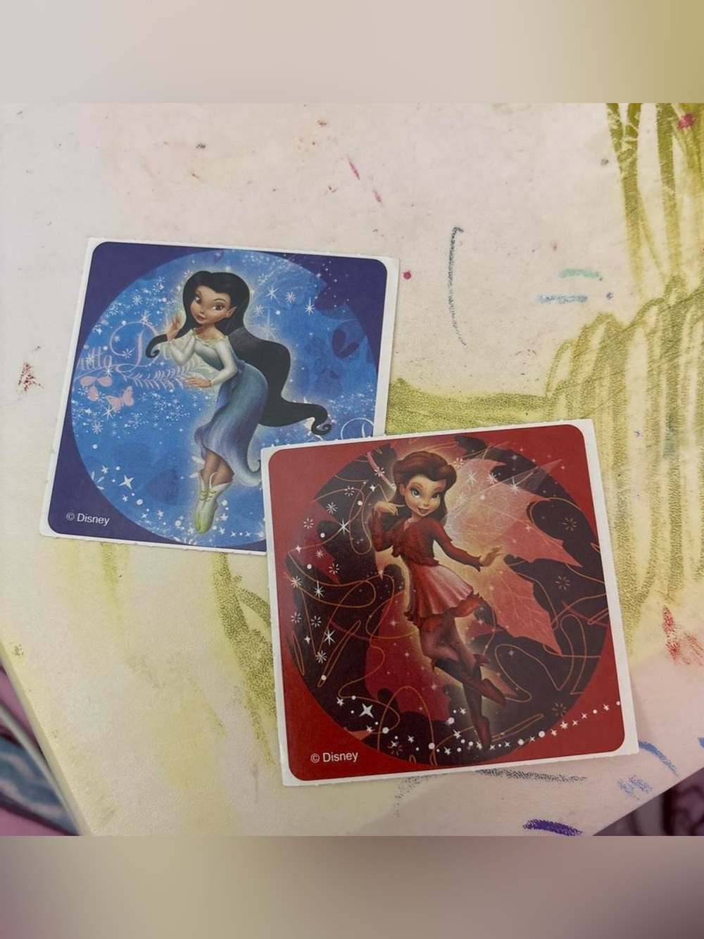 2 Disney Fairy Stickers